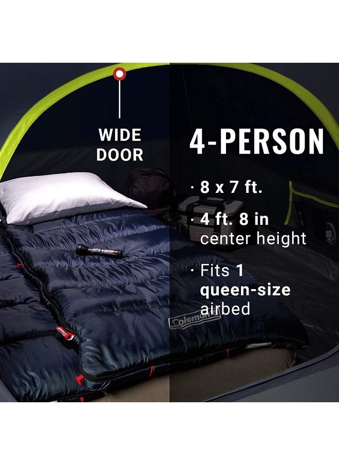 Coleman Skydome Darkroom Tent, One Size, Blue 4 Person  - Image 3