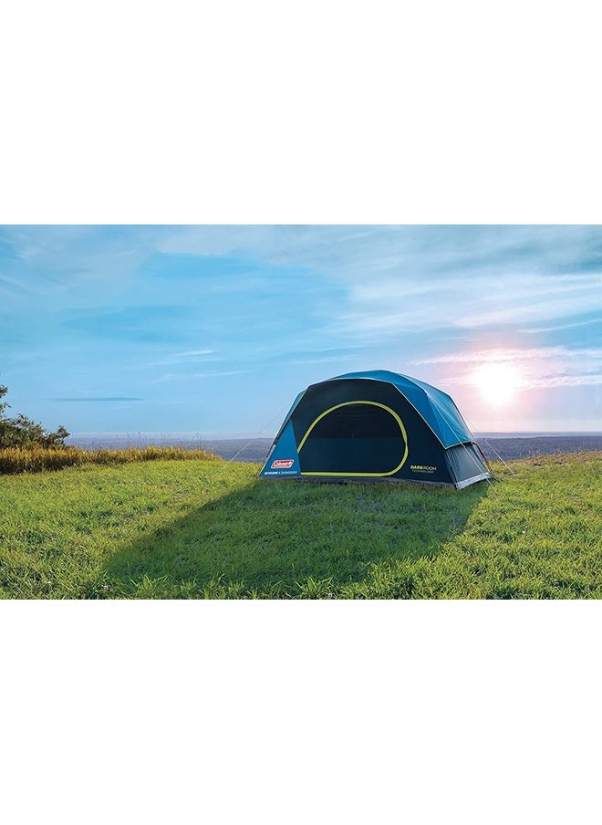 Coleman Skydome Darkroom Tent, One Size, Blue 4 Person  - Image 4