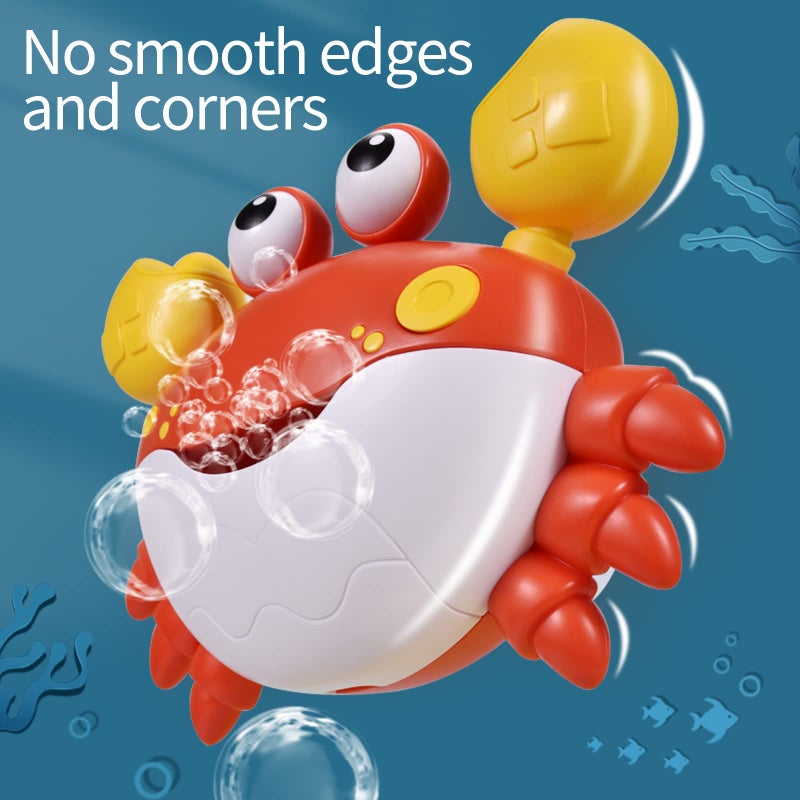 Deejoy Crab Bubble Bath Maker for The Bathtub,Blows Bubbles and Plays 12 Children’s Songs,Sing-Along Bath Bubble Machine Baby, Toddler Kids Toys Makes Great Gifts for 3 Years Girl Boy (Red) - Image 4