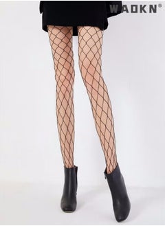 WAOKN Women 4 Pairs Thin Tights High Waist Sheer Leggings Hold-up Stockings  Lingerie Fishnet Silk Stockings Women's Thigh High Stockings Lace Sheer Silky Tights Silicone Stay Up Nylon Pantyhose  - Image 4