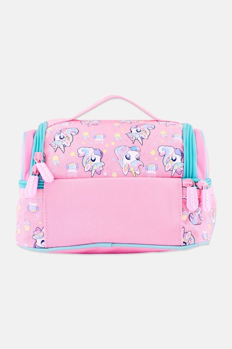 Joe Boxer Kids Girl Graphic Print Lunch Bag, Multicolor - Image 2