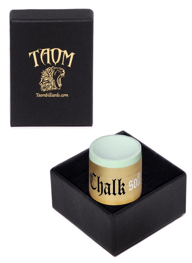 TAOM Soft Billiard Pool Cue Premium Chalk Green in Branded Box - Image 4