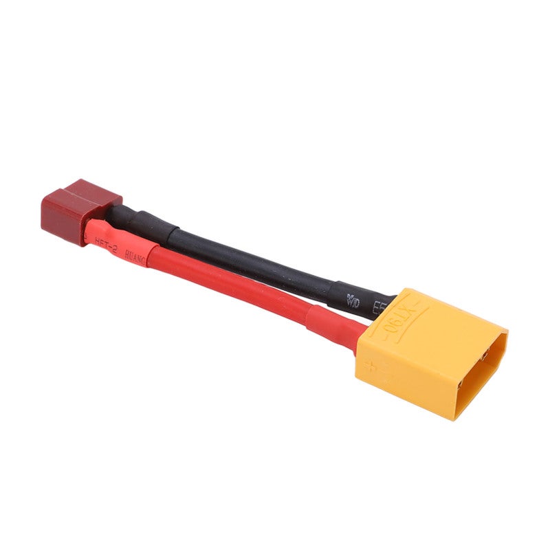 T Female To XT90 Male Cable: 12AWG Ultra Soft Silicone Cord - Strong Reliable Short Circuit Protection RC Power Connector for RC Car Airplane Ship Models Hobbyists - Image 4