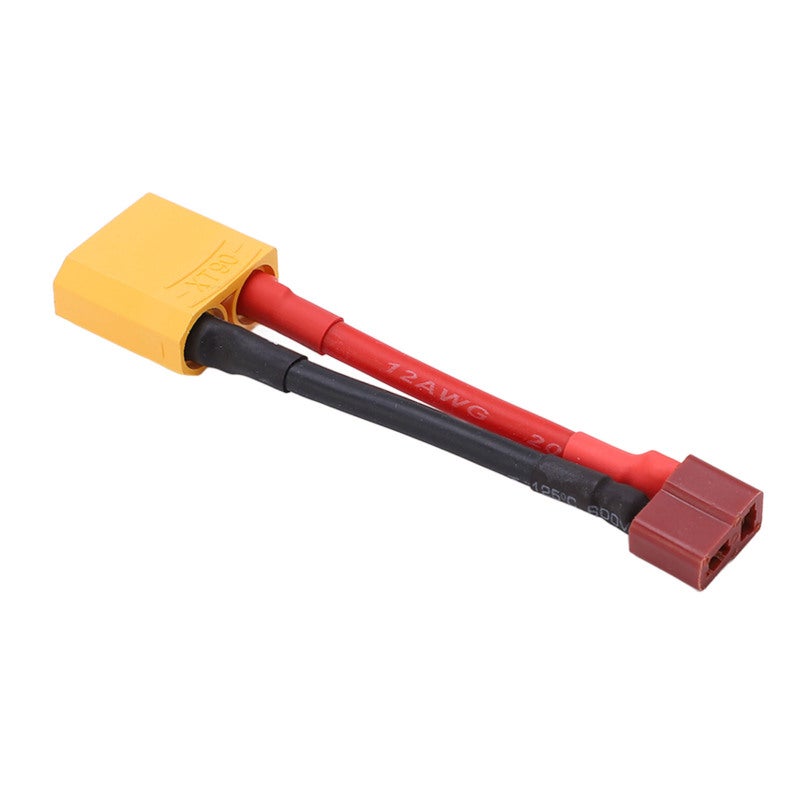T Female To XT90 Male Cable: 12AWG Ultra Soft Silicone Cord - Strong Reliable Short Circuit Protection RC Power Connector for RC Car Airplane Ship Models Hobbyists - Image 5