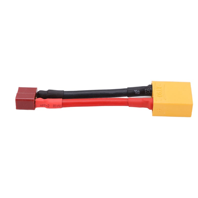 T Female To XT90 Male Cable: 12AWG Ultra Soft Silicone Cord - Strong Reliable Short Circuit Protection RC Power Connector for RC Car Airplane Ship Models Hobbyists - Image 2