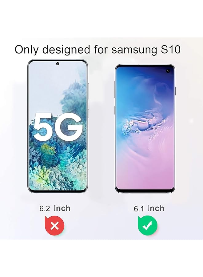 erorex Privacy Screen Protector For Samsung Galaxy S10 Not Glass Anti Spy Flexible Film Clear Protective Soft Tpu Anti Glare Film Anti Scratch For Samsung Galaxy S10 - Image 2