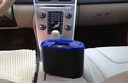 overa Car Trash Can with Lid, Mini Vehicle Trash Bin Car Dustbin Garbage Organizer, Automotive Garbage Can Bin Trash Container for Auto Cars, Home, Office (1 Pcs) - Image 5