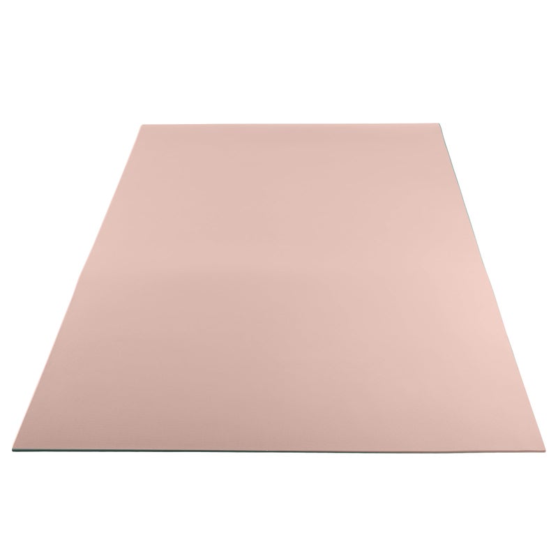 Wakeman Large Yoga Mat - 6â€™x4â€™ Wide Exercise Mat - 8mm Thick Non-Slip Workout Mat - Gym Flooring for Home Gym Workouts, Pilates, Stretching by Wakeman (Pink) - Image 1