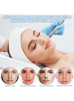 Beauty Star Upgraded 2 IN1 Diamond Microdermabrasion Machine, Beauty Star Professional Diamond Dermabrasion Facial Devices System at Home, Face Pore Cleansing Tool(65-68cmHg Vcuum Suction)  - Image 3