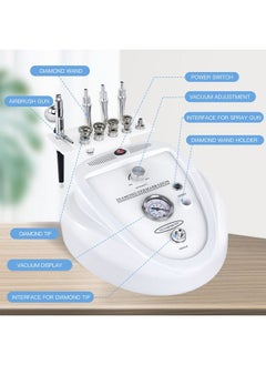 Beauty Star Upgraded 2 IN1 Diamond Microdermabrasion Machine, Beauty Star Professional Diamond Dermabrasion Facial Devices System at Home, Face Pore Cleansing Tool(65-68cmHg Vcuum Suction)  - Image 5