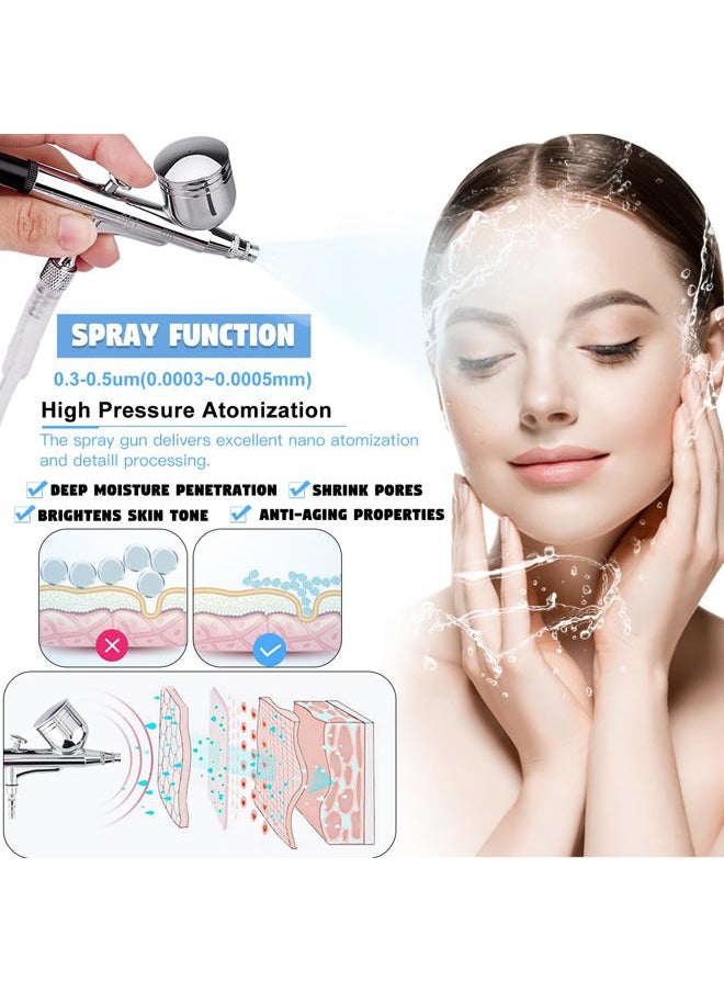 Beauty Star Upgraded 2 IN1 Diamond Microdermabrasion Machine, Beauty Star Professional Diamond Dermabrasion Facial Devices System at Home, Face Pore Cleansing Tool(65-68cmHg Vcuum Suction)  - Image 4