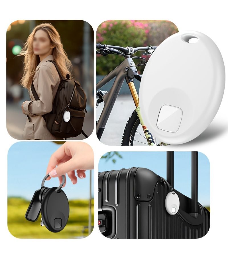 Mini Wireless Smart Tracker For Keys Bags And Pets With Real Time Tracking Long Standby Mode And One Button Return Apricot - Image 4