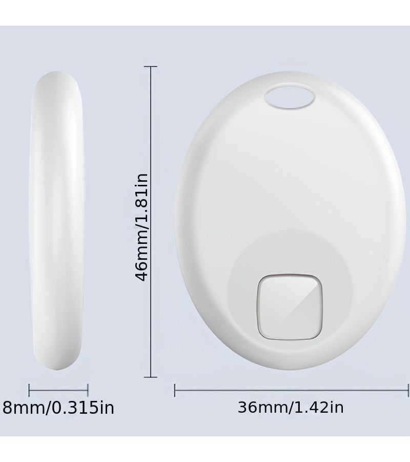 Mini Wireless Smart Tracker For Keys Bags And Pets With Real Time Tracking Long Standby Mode And One Button Return Apricot - Image 3