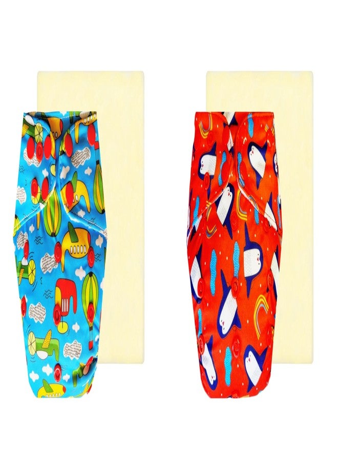 Dumbledo Elite Cloth Diaperwith Magical Soaker (Pack of 2) | Snug Fit | Breathable | Travel Friendly | Worry-Free Diapering | 3 Months - 3 Years | Unisex Baby - Image 1