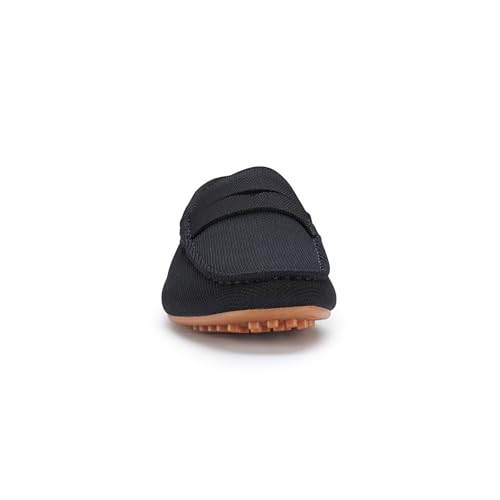 Ferro Aldo Dave Men's Classic Driving Loafer | Casual Slip-on Moccasin in Breathable Canvas Fabric | MFA19733 | in Black, Size 9.5 - Image 3