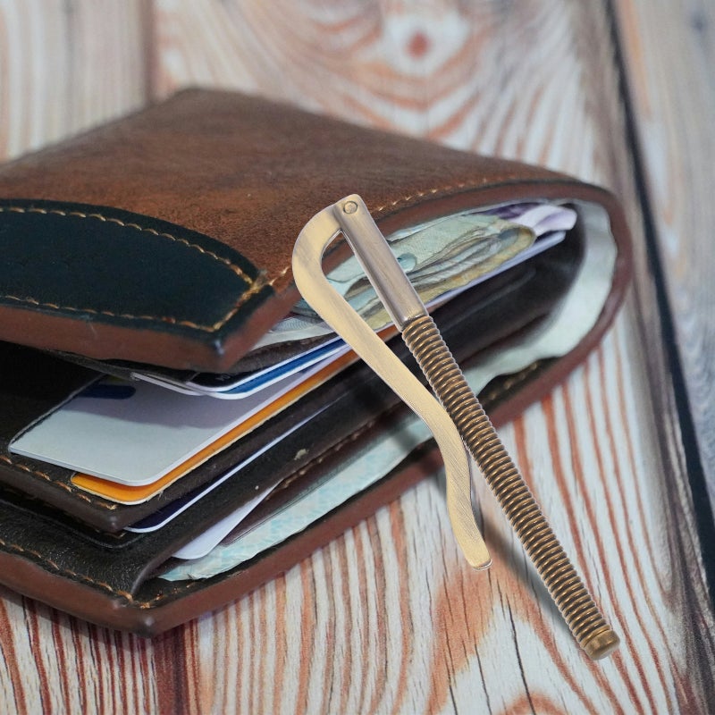 2pcs Practical Spring Money Clip Convenient Metal Spring Money Spring Clamps Money Clip - Image 5