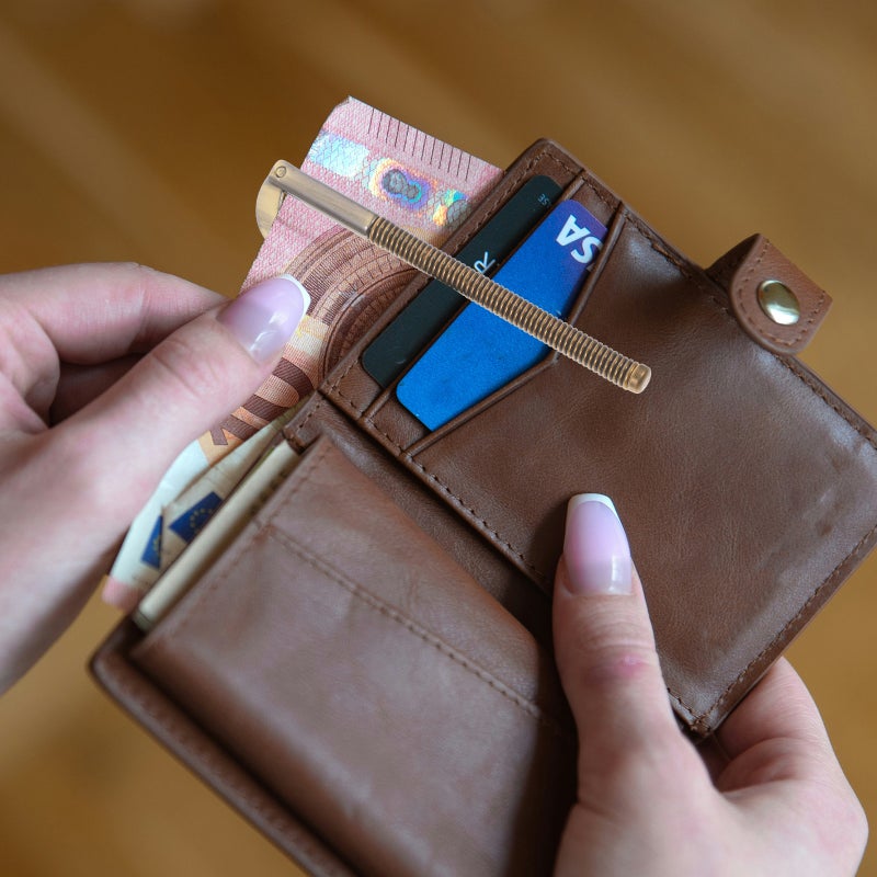 2pcs Practical Spring Money Clip Convenient Metal Spring Money Spring Clamps Money Clip - Image 4