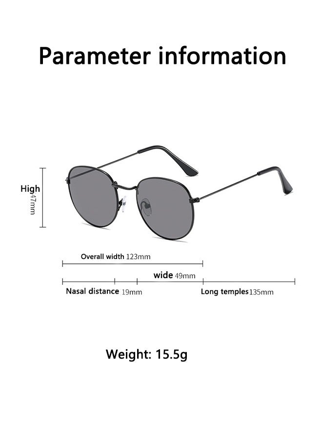 Sunglasses UV Protection Round Frame for Men/Women - Image 5