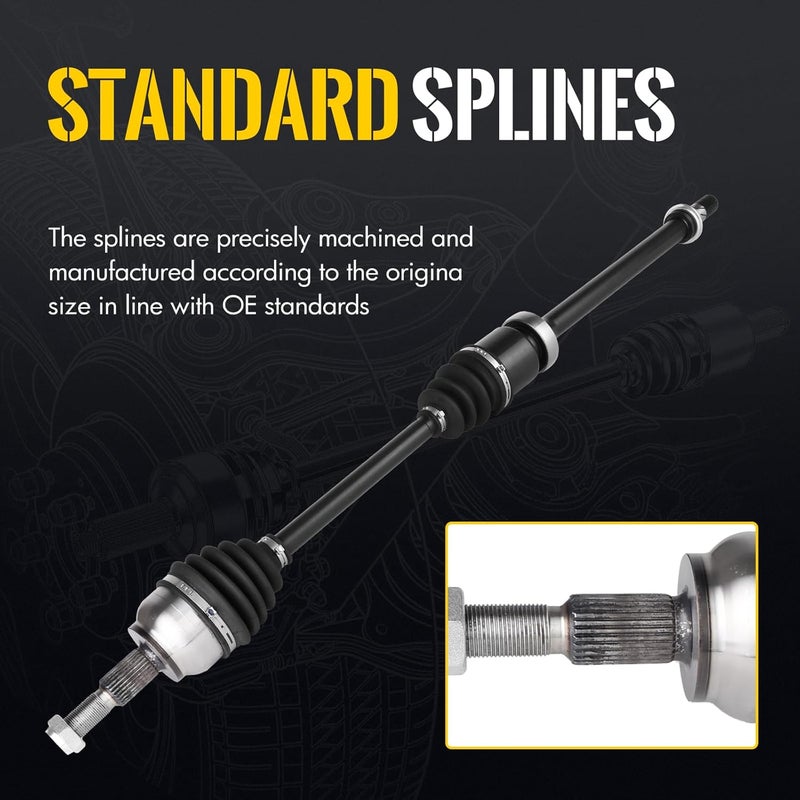 KUSATEC CV Axle Shaft Assembly for Ford Focus 2012-2018, Front Right, 2.0L L4 - Image 3