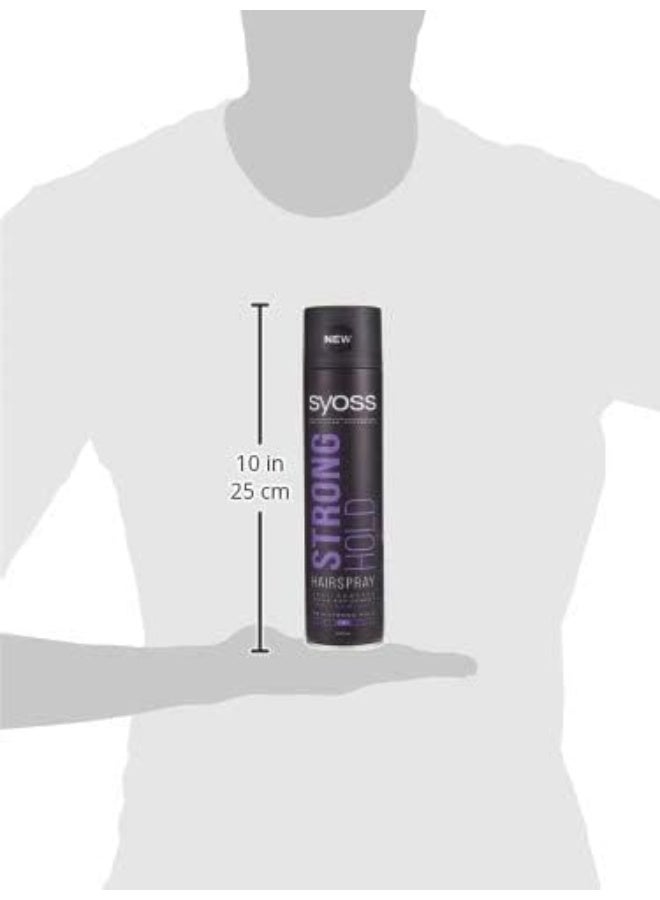 Syoss Strong Hold Hairspray, 400 ml - Image 4