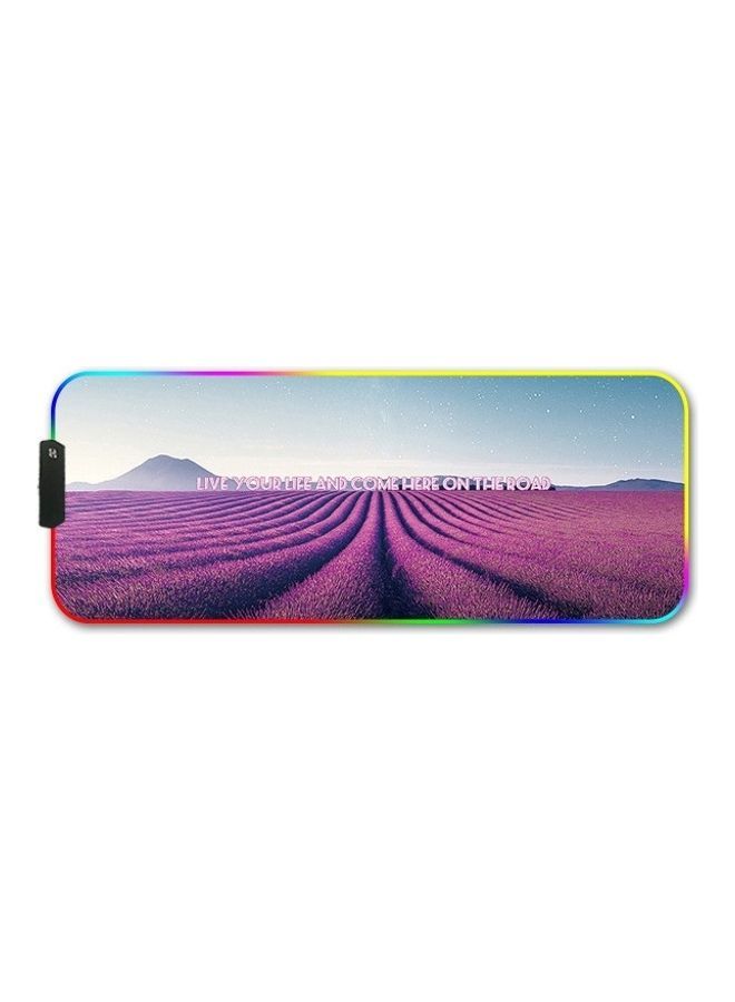 نيبمينينت Lavender Pattern RGB Luminous Non-Slip Mousepad Multicolour - Image 1