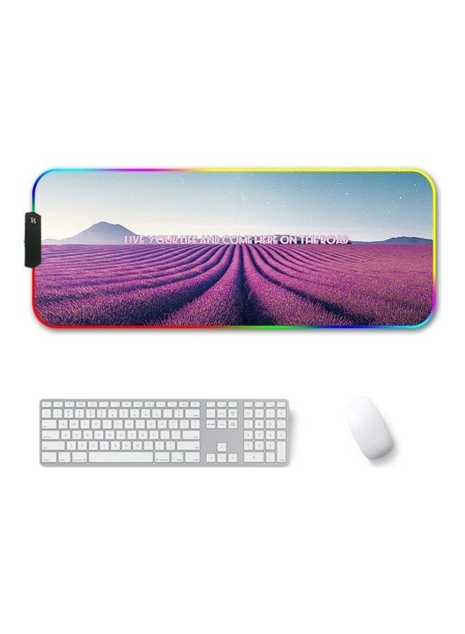 نيبمينينت Lavender Pattern RGB Luminous Non-Slip Mousepad Multicolour - Image 2