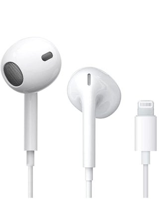 Wired Lightning Earphones with Mic & Volume Control | In-Ear Stereo Headset Compatible with iPhone 13, 13 Mini, SE, 12, 12 Pro Max, 11, X, 8, 7 | High Clarity Sound | All iOS Devices Supported - pzsku/Z9BD0E6B07B97B32A8DF0Z/45/_/1675780391/76dee80c-2530-414a-8256-3e74a8be0ab8