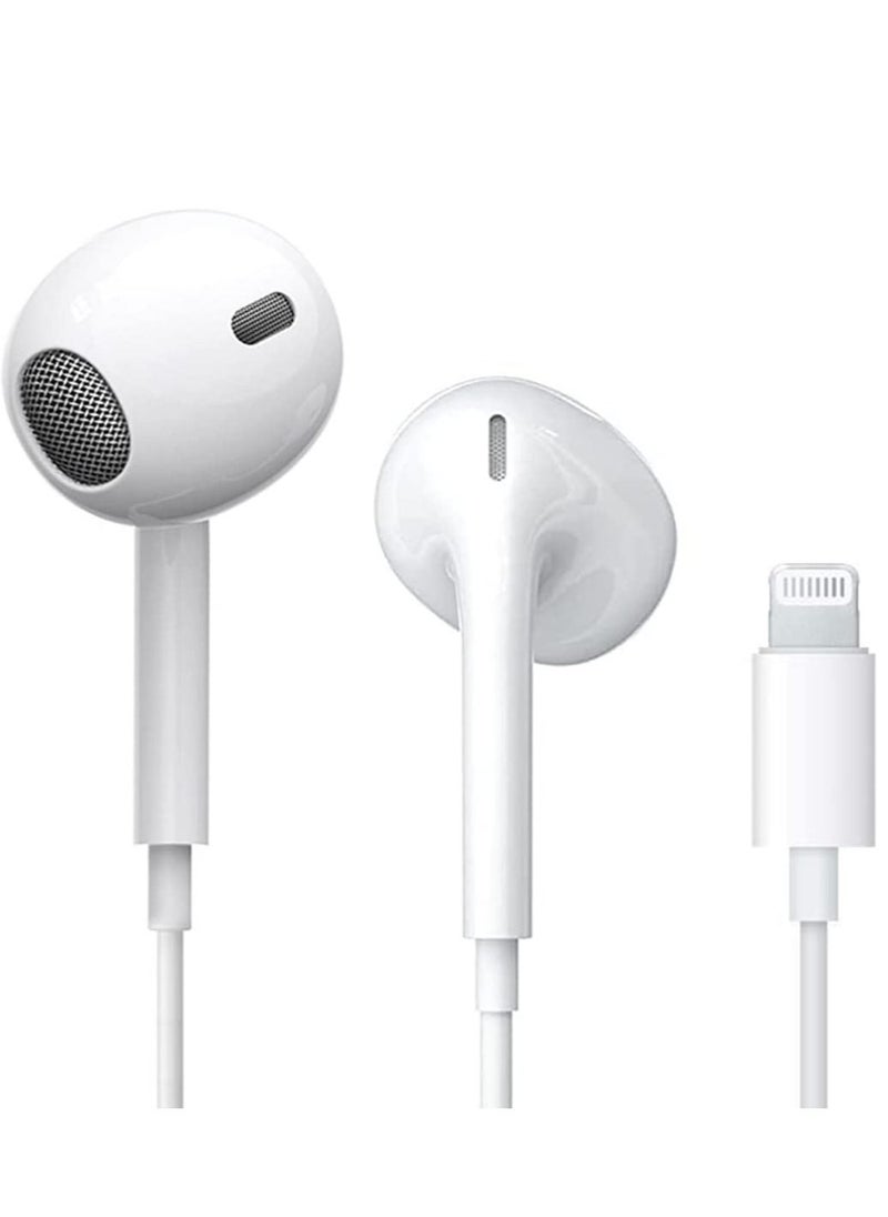 Generic - Lightning Headphone Wired for iPhone 13 [Apple MFi Certified] Built-in Microphone & Volume Control, in-Ear Stereo Headset Compatible with iPhone 13 Mini/SE/12 Pro/12Pro Max/11/X/8 7-All iOS System - Image 1