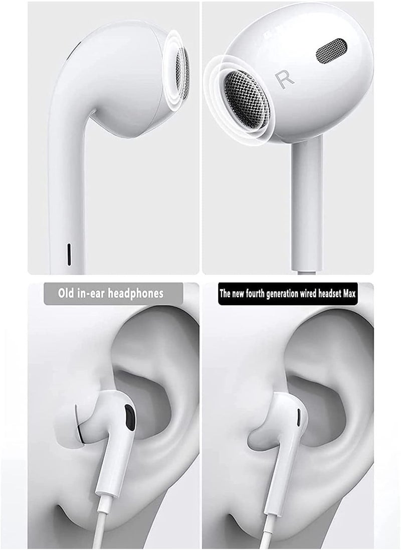 Generic - Lightning Headphone Wired for iPhone 13 [Apple MFi Certified] Built-in Microphone & Volume Control, in-Ear Stereo Headset Compatible with iPhone 13 Mini/SE/12 Pro/12Pro Max/11/X/8 7-All iOS System - Image 1