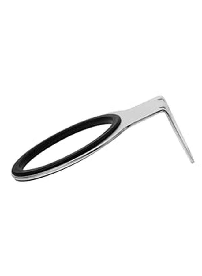 Wall Mounted Hair Dryer Holder Sleek Design Easy Installation Space Saving Bathroom Organizer - Image 1