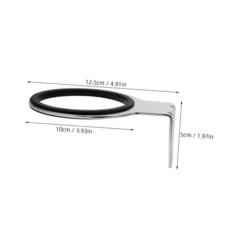 Wall Mounted Hair Dryer Holder Sleek Design Easy Installation Space Saving Bathroom Organizer - Image 3