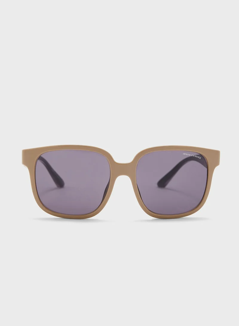 Armani Exchange 0Ax4136Su Oversized Sunglasses