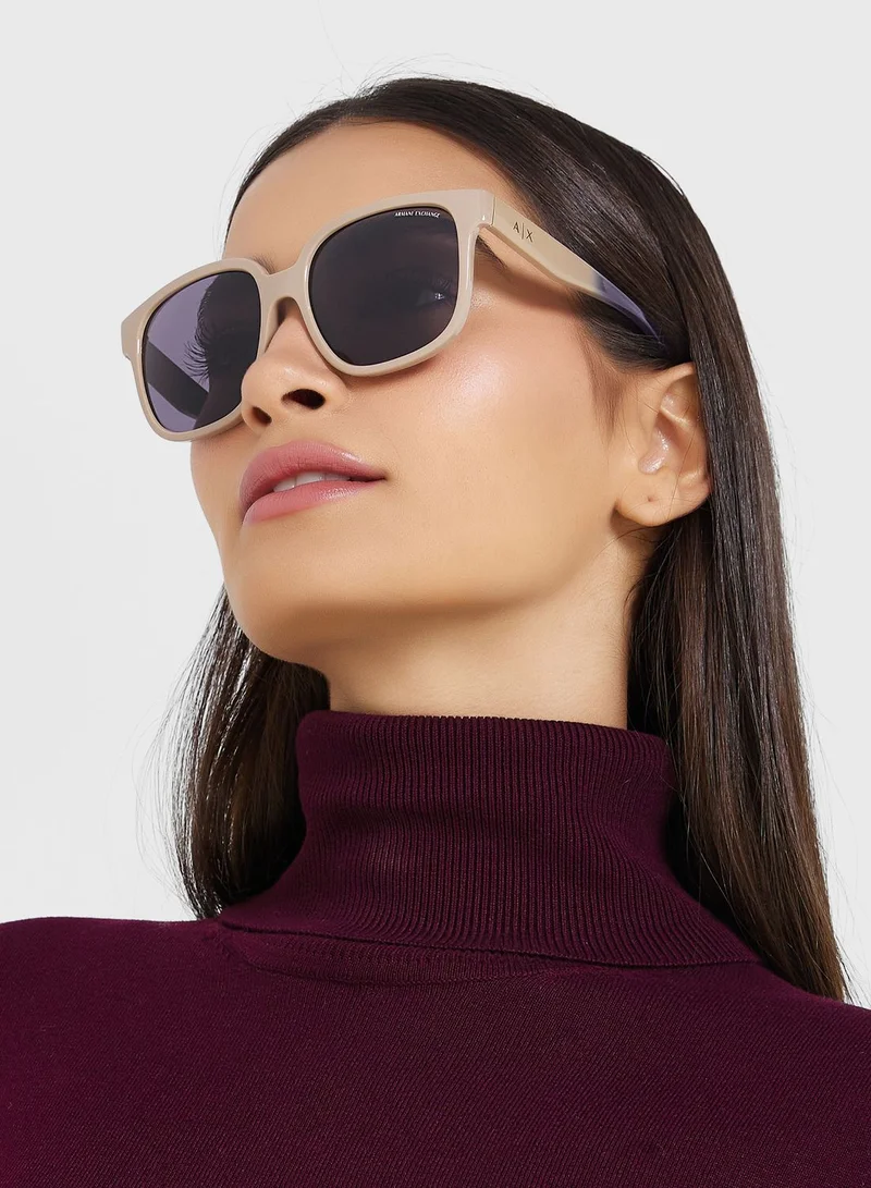 Armani Exchange 0Ax4136Su Oversized Sunglasses