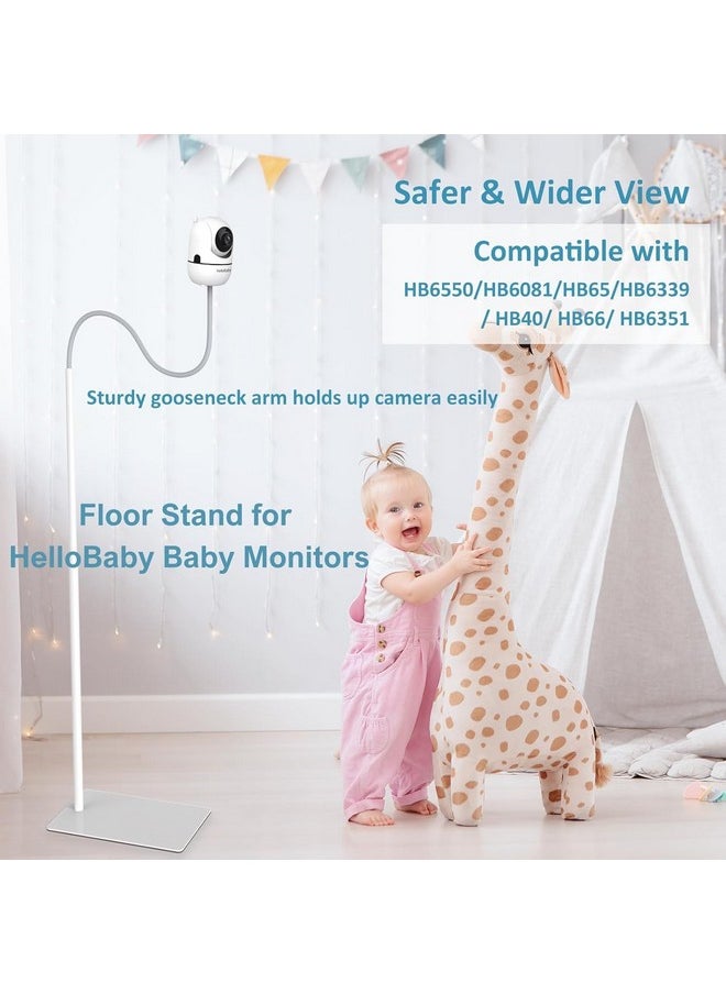 Hellobaby HelloBaby Monitor Stand, Floor Stand for HB6550/HB6560/HB65/HB6081/HB66/HB40/HB6339 and All Hello Baby Monitors, Sturdy & Adjustable Camera Mount, No Wall Damage Holder  - Image 1