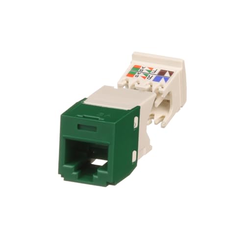 Panduit CJ688TGGR Category-6 8-Wire TG-Style Jack Module, Green - Image 3