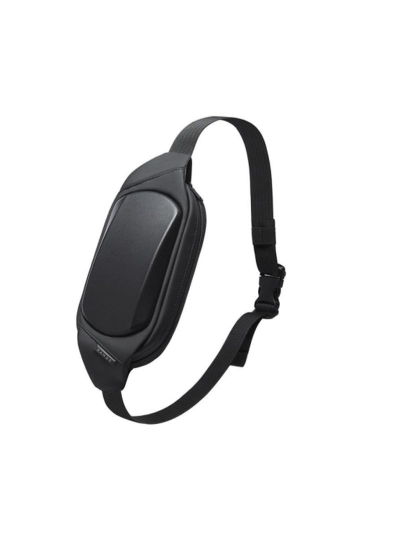 بانجي New Design Shoulder Trendy Casual Bange Crossbody Anti Theft Men Sling Bag 7266 Black - Image 1