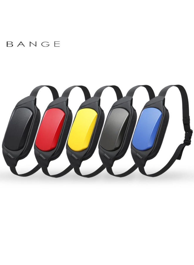بانجي New Design Shoulder Trendy Casual Bange Crossbody Anti Theft Men Sling Bag 7266 Black - Image 2