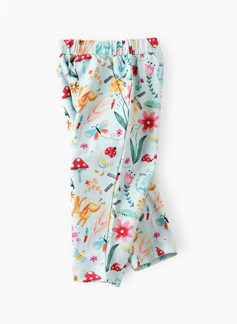 Jelliene Sunny Explorations: Girls' Breathable Pants Comfy Fun & Spring Adventures