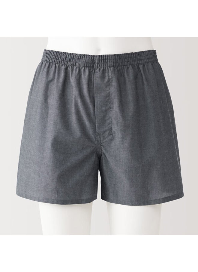 MUJI Muji Men's Lyocell Front Open Flat Angle Pants Fae43c4a Dark Gray M  - Image 1