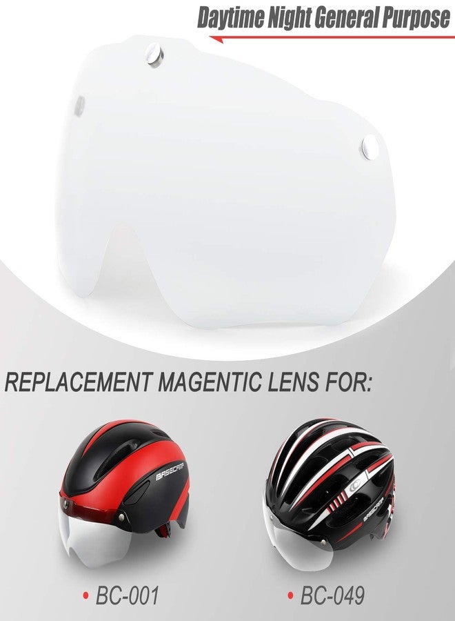 Shinmax Bike Helmet Goggles Visor Shield, Removable/Detachable Magnetic Visor Goggles Shield Only for Cycling Helmet in Model BC-001 - Image 5