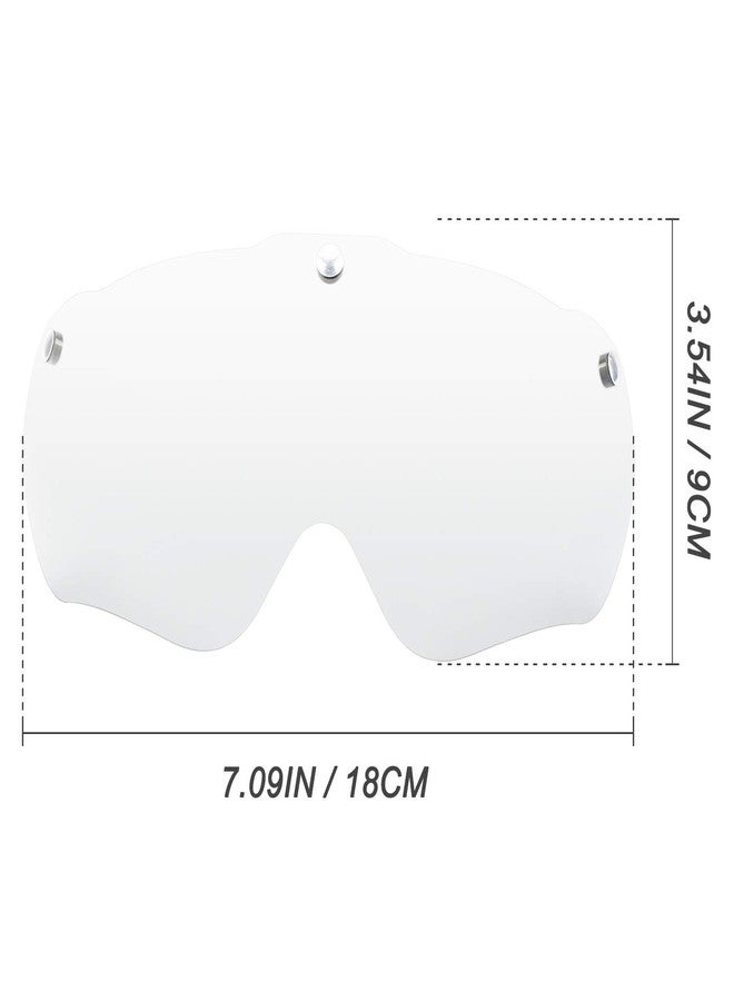 Shinmax Bike Helmet Goggles Visor Shield, Removable/Detachable Magnetic Visor Goggles Shield Only for Cycling Helmet in Model BC-001 - Image 4