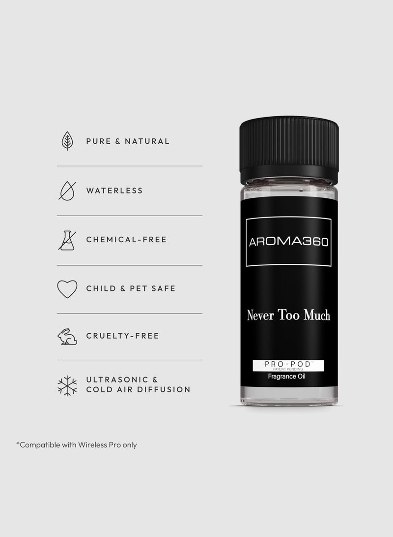 AROMA360 Never Too Much Pro-Pod Oil Blend - Hotel Inspired for Luxury Essential Oil Diffusers - Aromatherapy Scent Diffuser Oil - Mandarin Orange, Cherry Blossom, and Cashmere - Image 2