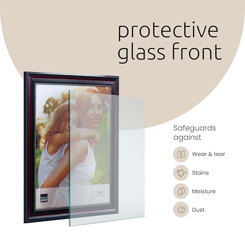 Kiera Grace Classic Traditional Lucy Picture Frame, 5" x 7", Dark Brown - Image 5