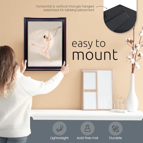 Kiera Grace Classic Traditional Lucy Picture Frame, 5" x 7", Dark Brown - Image 4