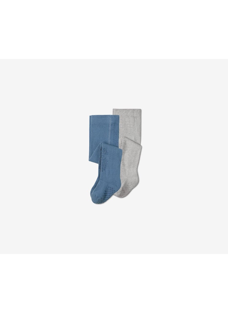 Tchibo Toddlers 2 pcs. Tights, Blue and Grey  - Image 2