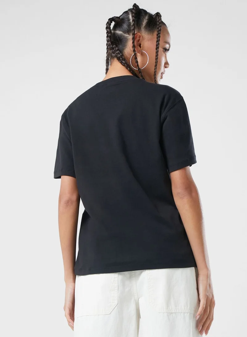 Adidas TREFOIL TEE Black Originals Women T-SHIRTS