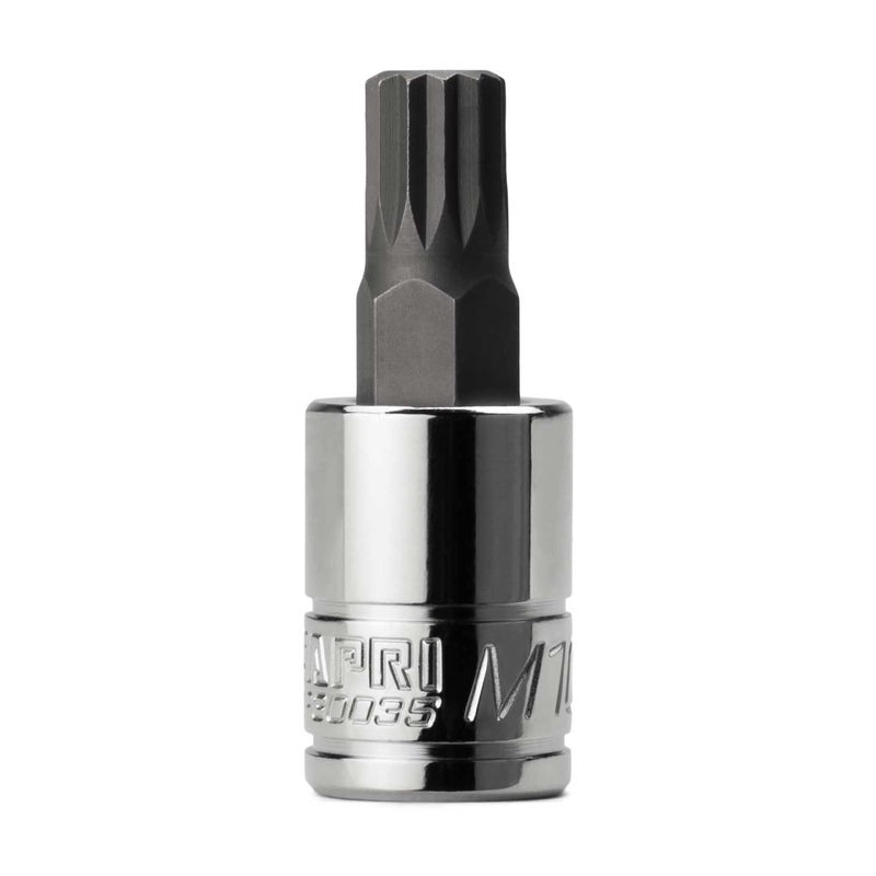Capri Tools 30035 10mm XZN Triple Square Bit Socket with 3/8-Inch Drive - Image 1