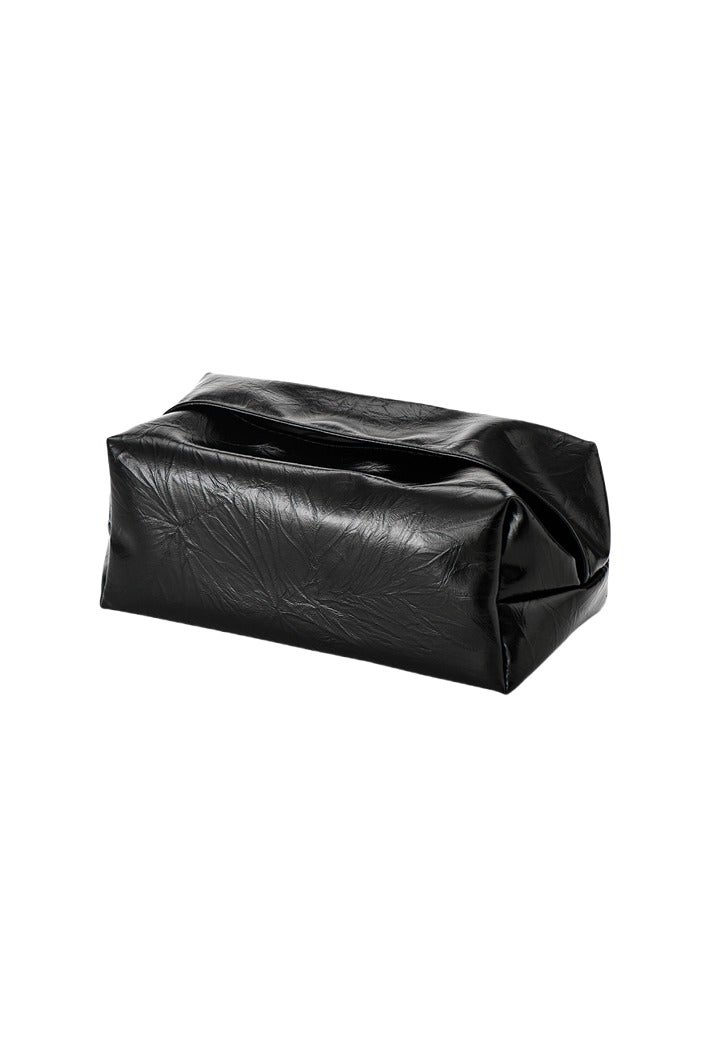 FUKE Tissue Storage Box PU Leather Rectangular Decorative Tissue Box for Desktops, Bathrooms, Cars and Offices - Image 1