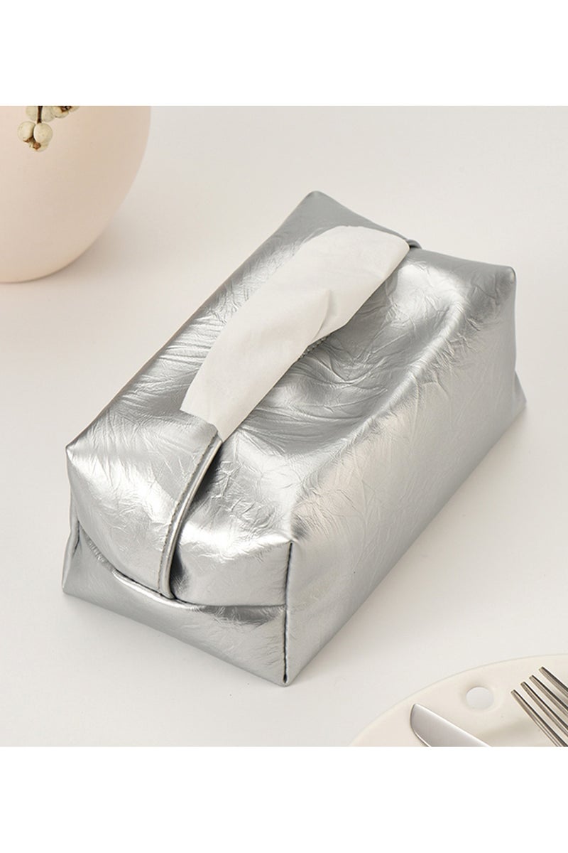 FUKE Tissue Storage Box PU Leather Rectangular Decorative Tissue Box for Desktops, Bathrooms, Cars and Offices - Image 5