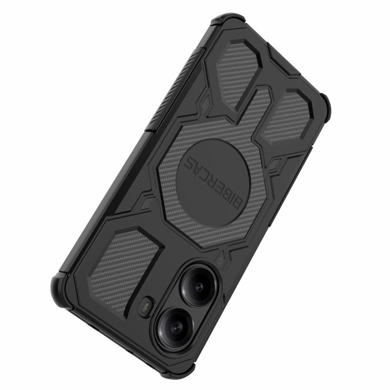 BIBERCAS For Redmi Turbo 4 Real Color Series Magsafe Shockproof Phone Case(Black) - Image 4